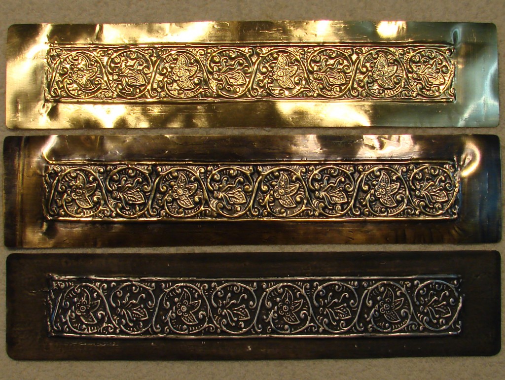 чеканка - древняя технология художественной обработки металлов