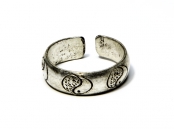 Кольцо из тибетского серебра Инь-Ян